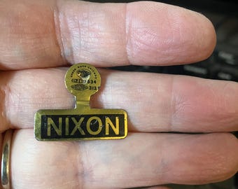 Vintage Nixon Pin