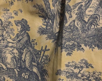 Eco Friendly Toile Prints Tote Bags