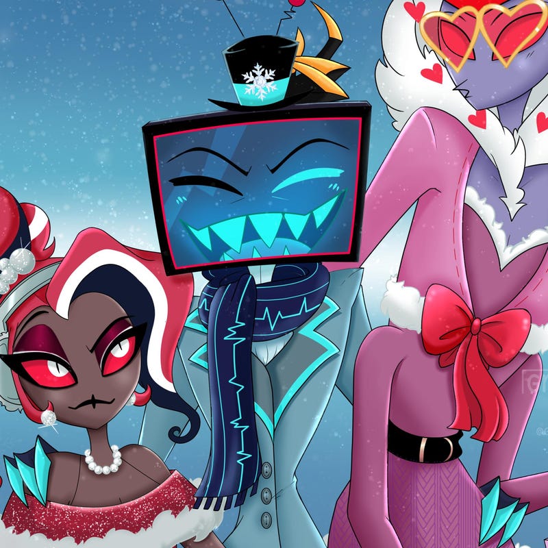 Hazbin Hotel Vees Print - Etsy