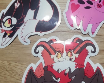 Critter Stickers: Hazbin Hotel