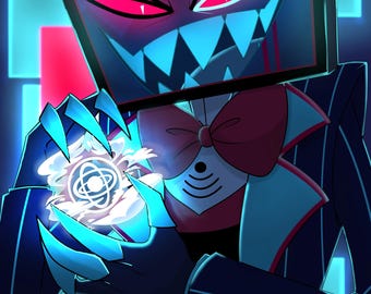 Hazbin Hotel Vox Print: Vees Cartoon Poster (11x17 Inches) - Etsy