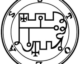 Lesser Key of Solomon: Stolas Ars Goetia Seal Vinyl Decal