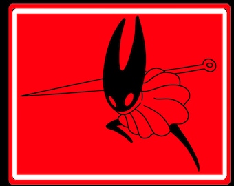 Hollow Knight Silksong Hornet Vinyl Decal – Premium Gaming Sticker