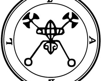 Lesser Key of Solomon: Bael/Beelzebub Ars Goetia Seal Vinyl Decal