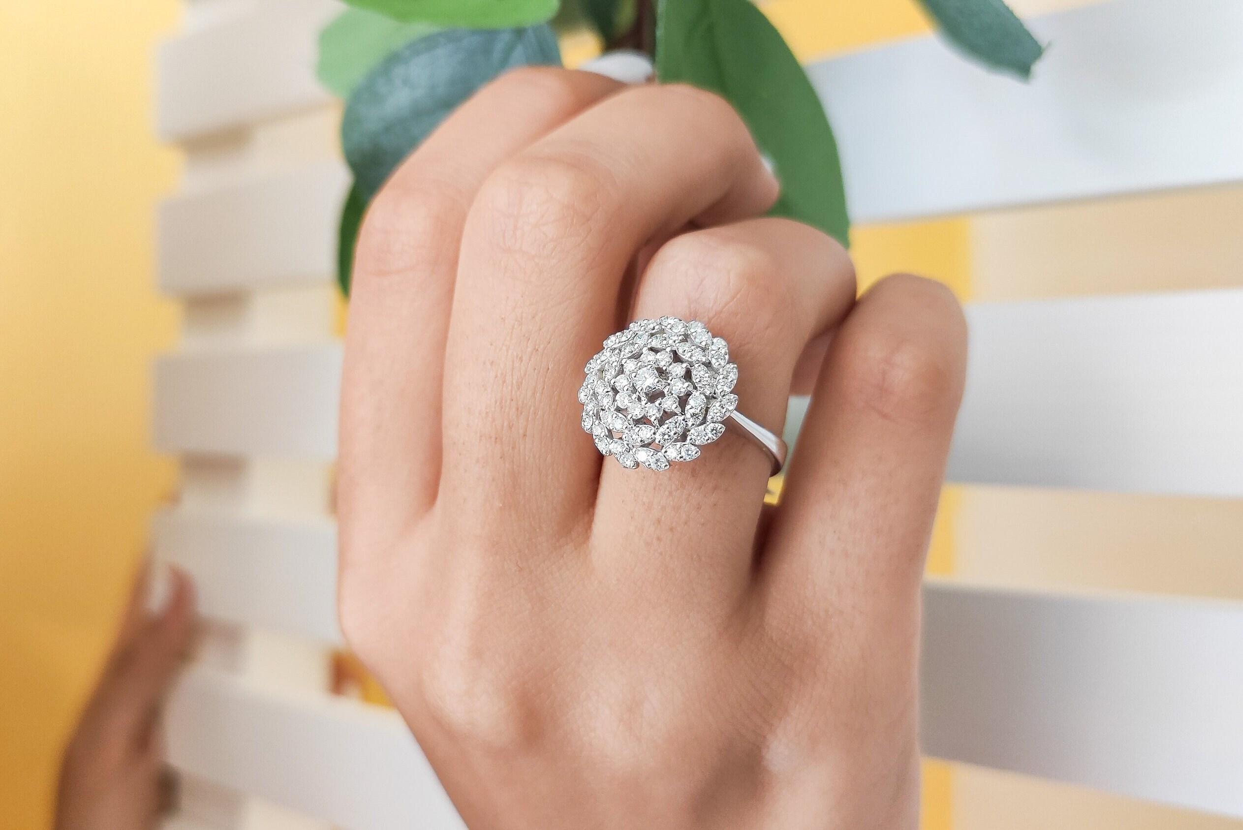 Anillo de 2025 diamantes para mujer