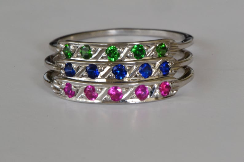stackable sapphire rings for women stackable sapphire rings for women