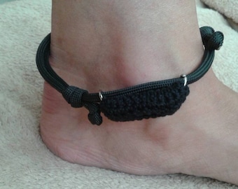Paracord Anklet, compatible with Fitbit devices