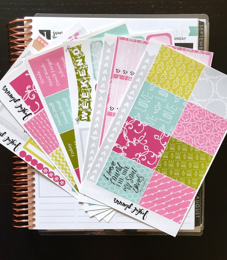 Anniversary Planner Sticker Kit Mambi Happy Planner Eclp Erin Etsy