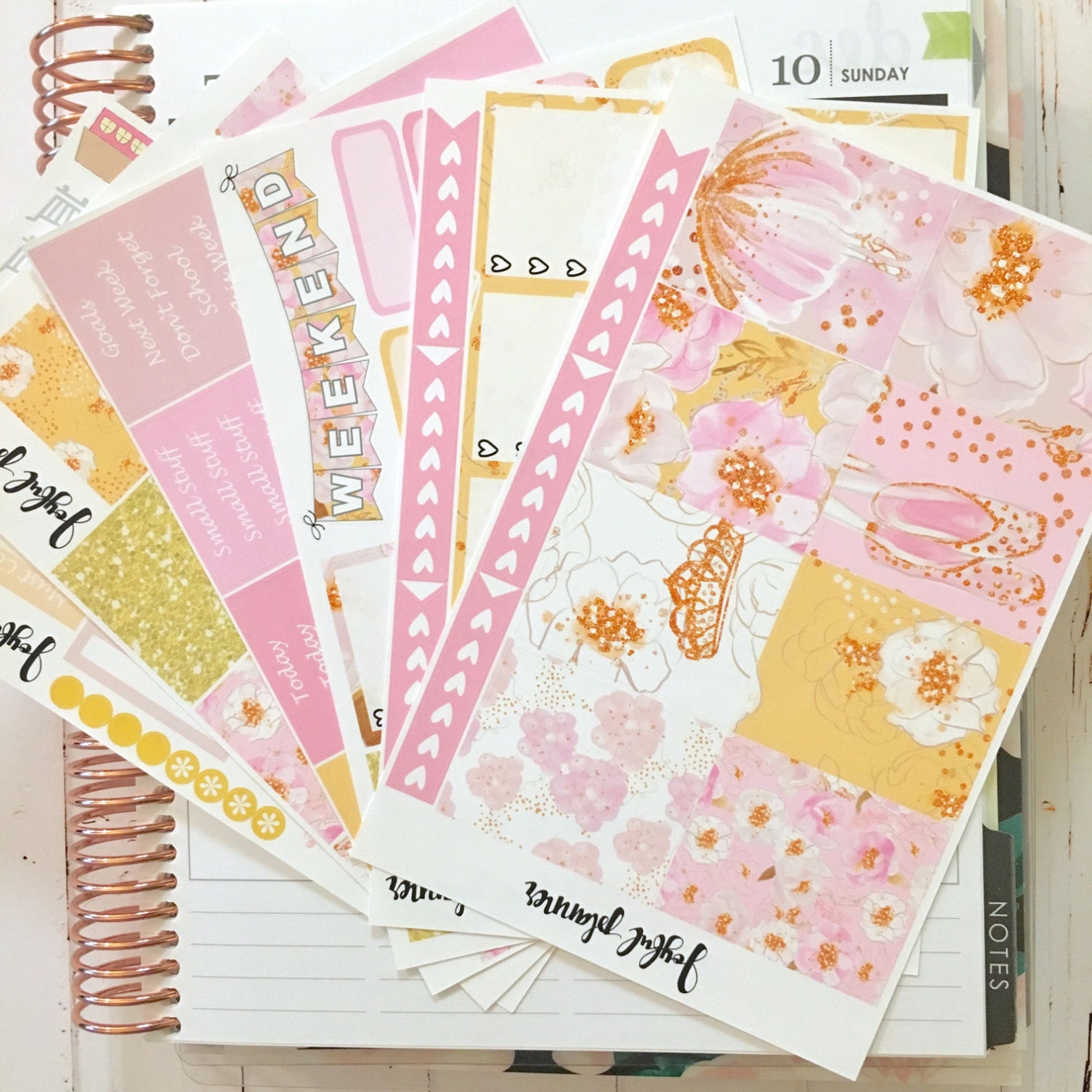 ballet planner stickers weekly kit for erin condren life planner eclp and mambi happy planner ready to ship!