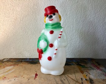 Vintage Santa Melted Plastic Popcorn Christmas Decorations Etsy