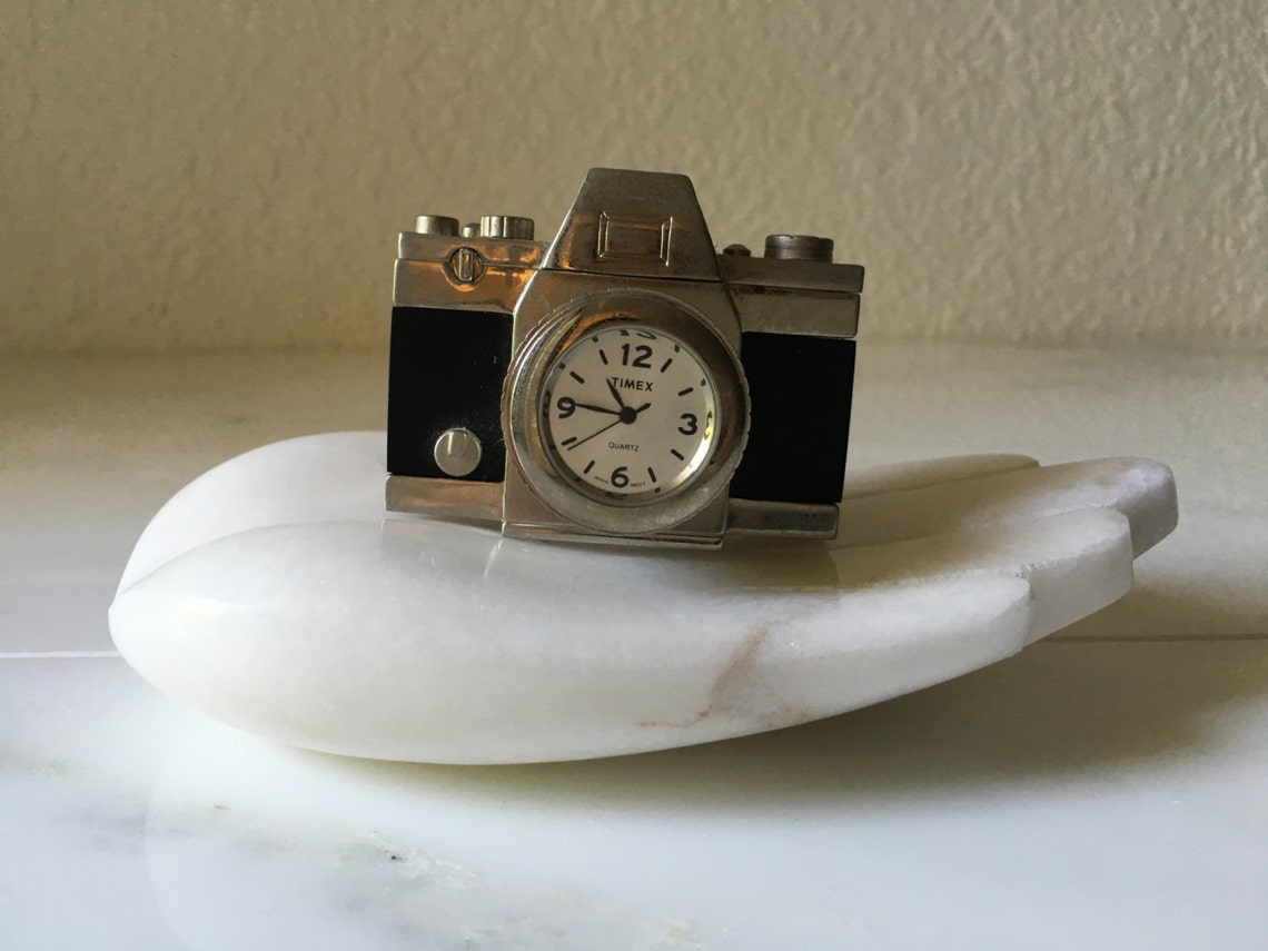 Unique Timex Collectible Mini Clock 35 mm Camera Design Etsy