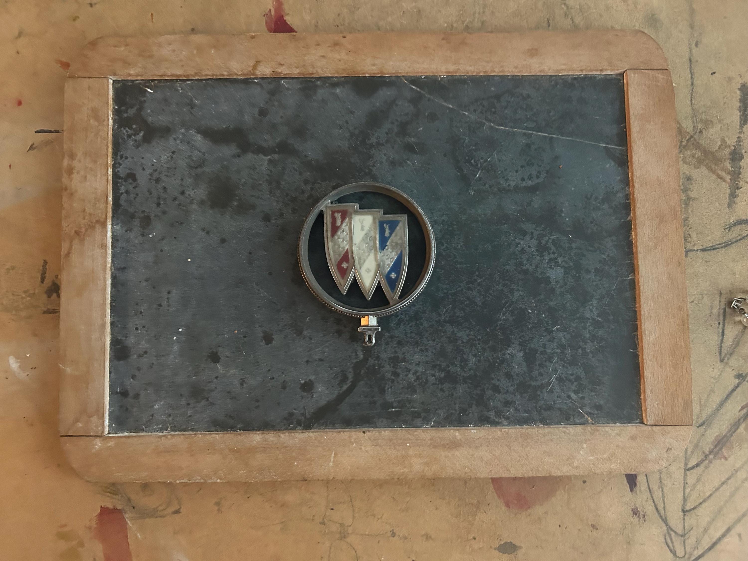 thumbnail image 2 of Rare Vintage Flying Tire Hotrod Car Hood Ornament – 2018 Edition, Made In USA 2 of 6