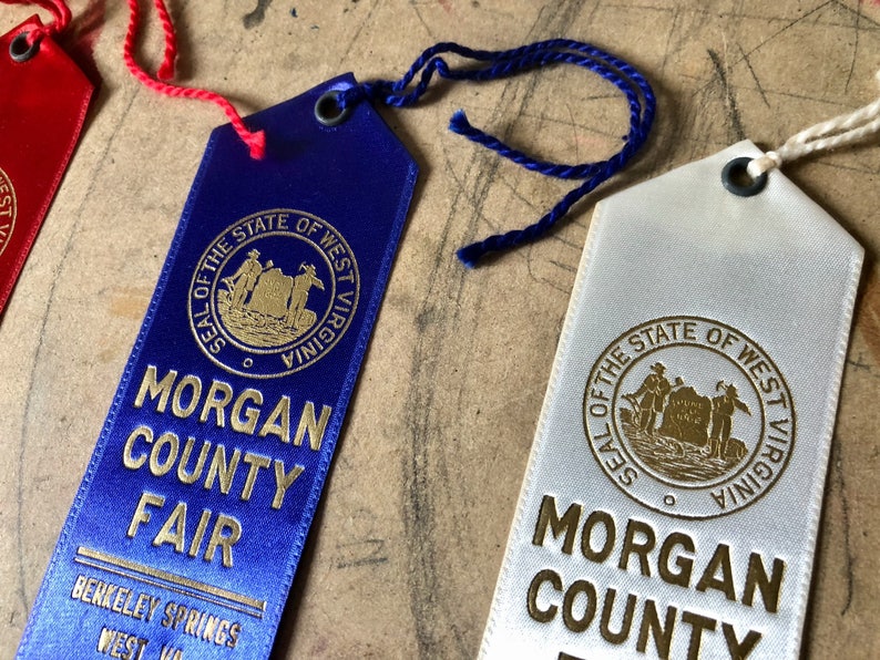 Prize Ribbon 1951 Cattle Cows First Prize Blue Ribbon Etsy