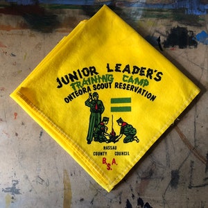 Vintage Boy Scout Neckerchief, BSA Neckerchief,Boy Scout Scarf,Boy Scout Scarf, Neckerchief, Boy Scouts of America