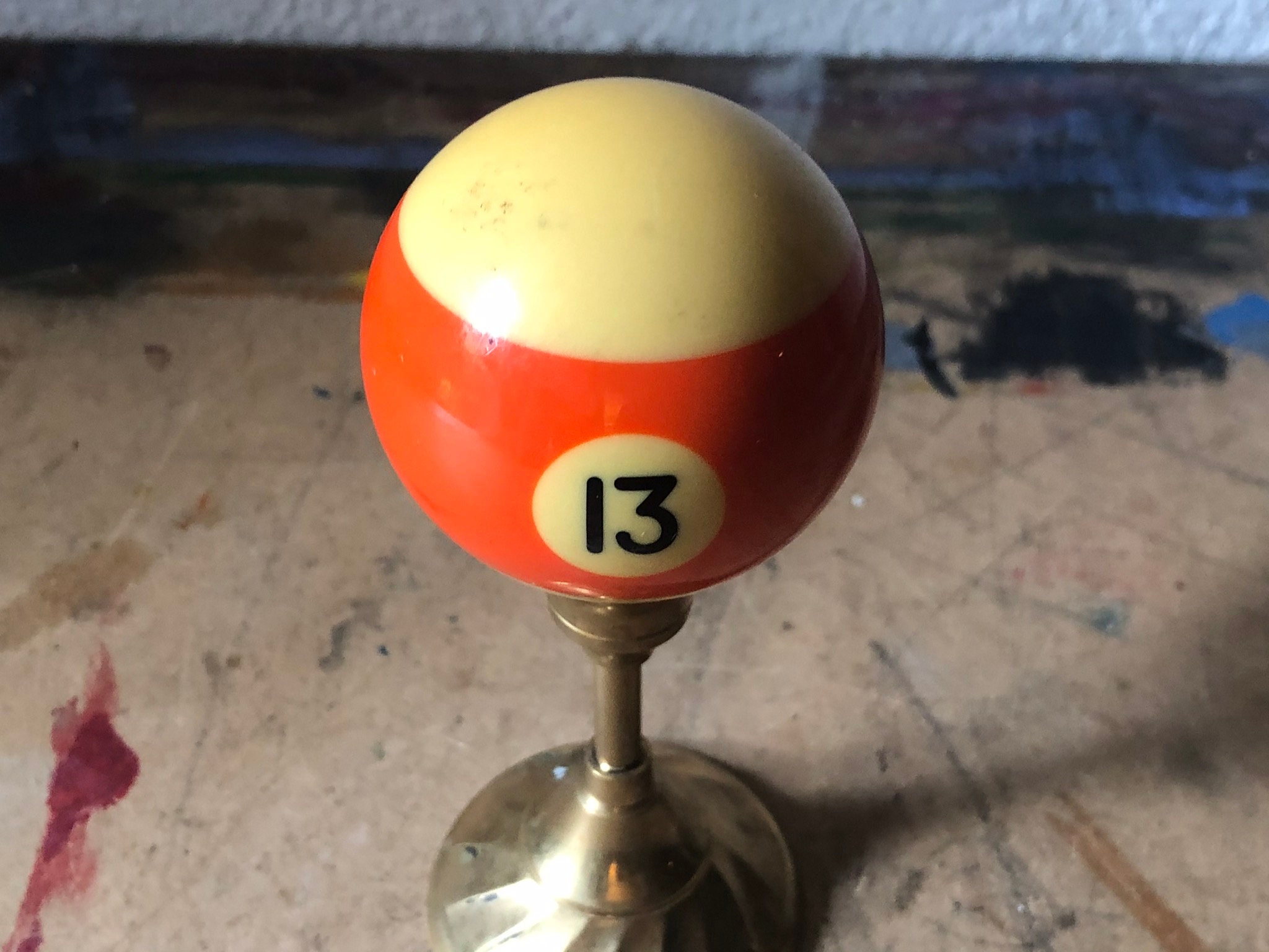 orange billiard ball
