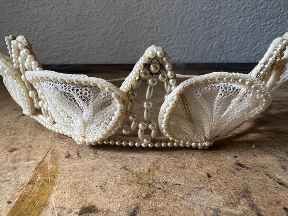 Vintage 1950s Wedding Crown, Crown Wedding, 50s C… - image 4