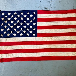 Vintage 50 Star American Flag - Etsy