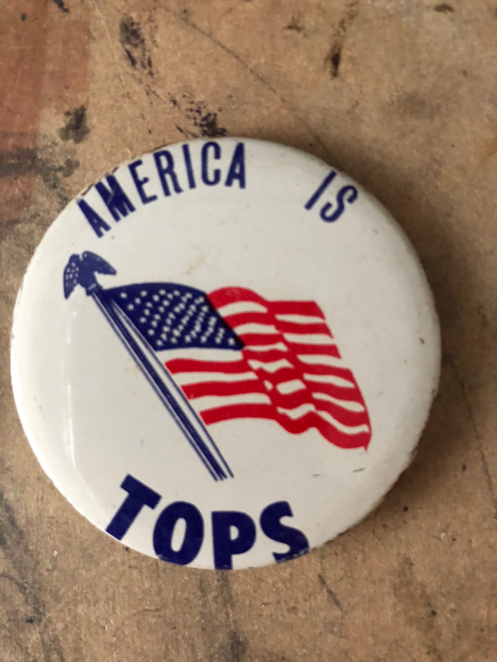 Set of 3 America Political Button, Vintage Patriotic Pinback Button ...