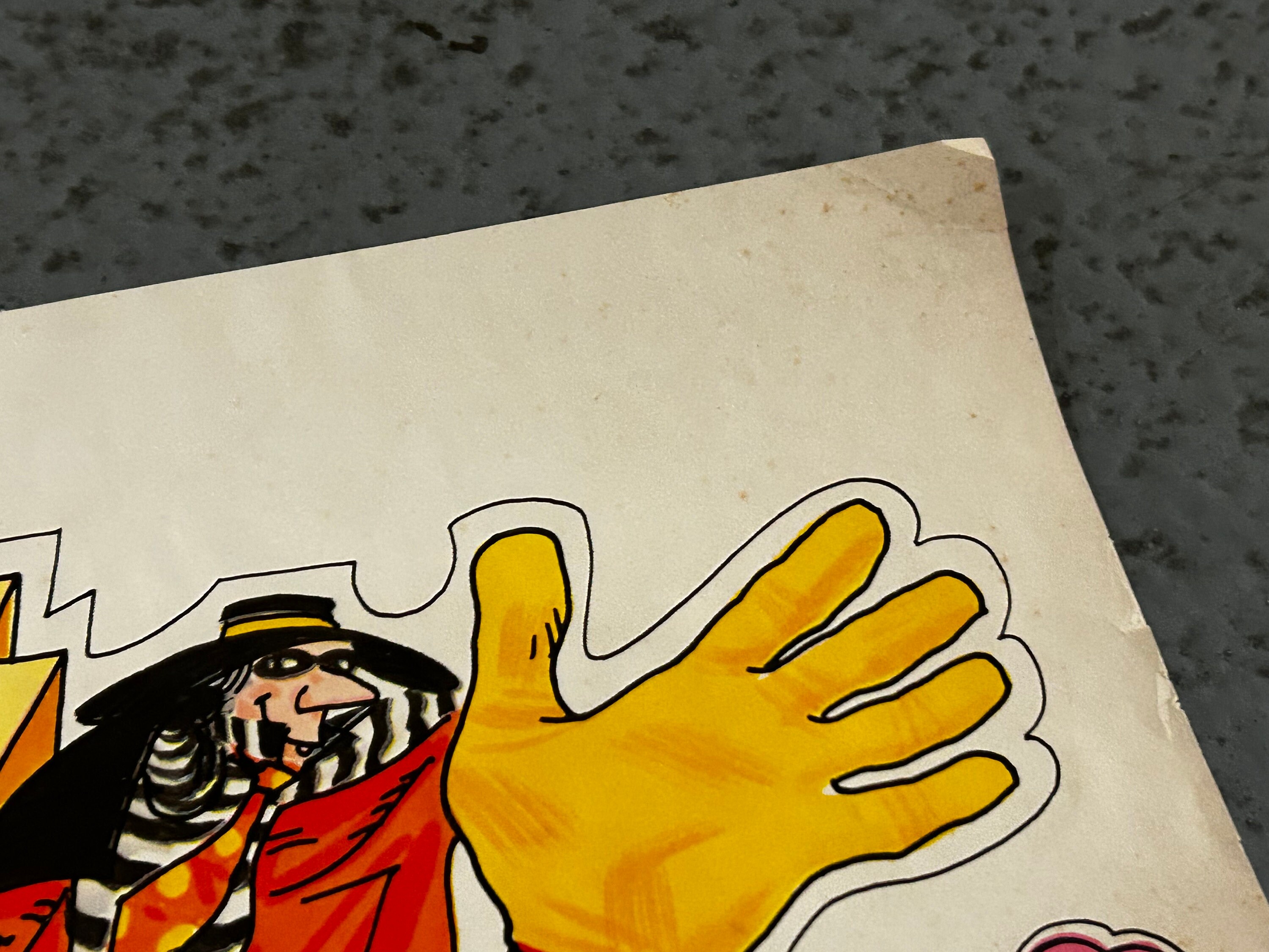 Vintage 1974 Mcdonald's Wall Calendar Poster Ronald Mcdonald