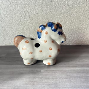 Vintage MA Hadley Country Horse toothbrush holder, Vintage M.A Hadley Country Home pencil holder, Primitive Farmhouse Decor