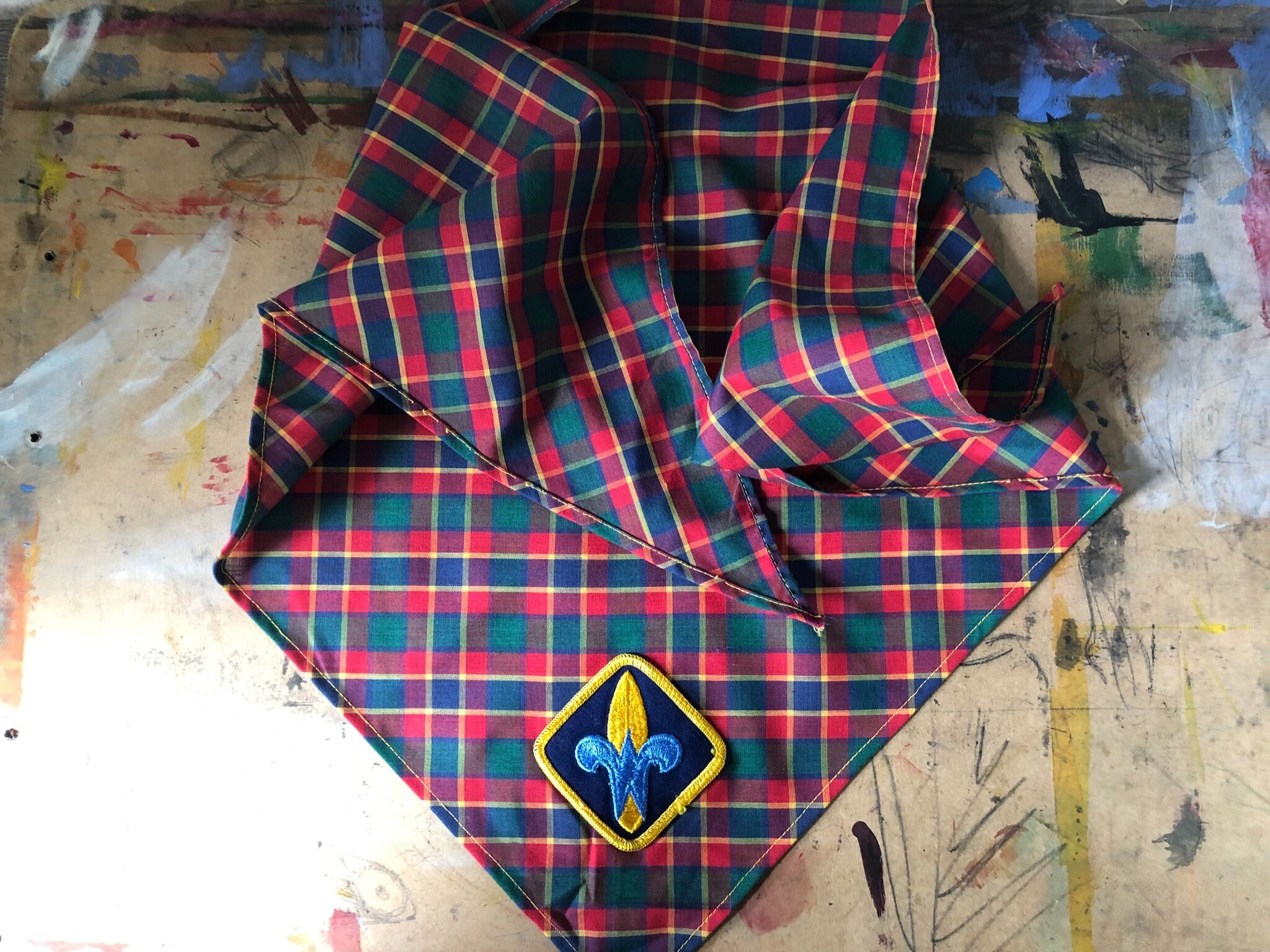 Vintage Boy Scout Neckerchief 1960s BSA Neckerchief Boy Etsy UK