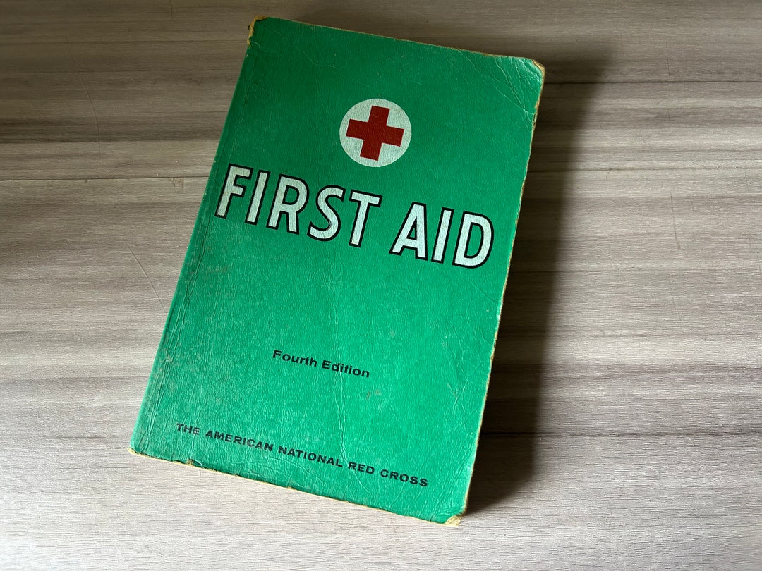 Vintage First Aid Vintage American Red Cross First Aid Book Etsy