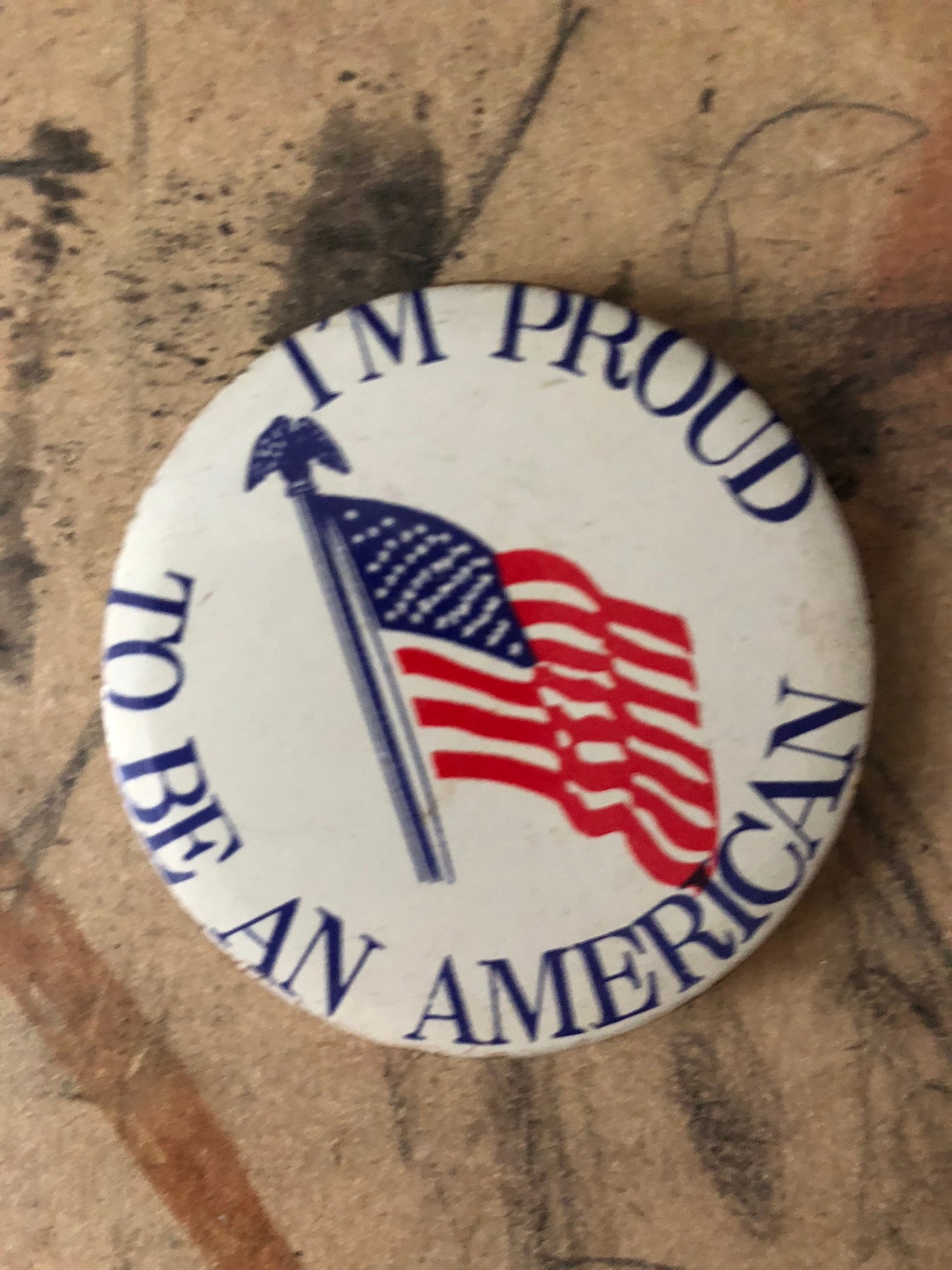 Set of 3 America Political Button, Vintage Patriotic Pinback Button ...