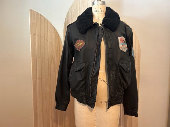 d*e様 80s G-1 real leather bomber jacket d*e様 80s G-1 real leather bomber jacket Vintage 80s/90s