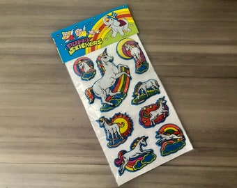 Vintage 1979 unopened Unicorn  Puffi Puffy stickers pack