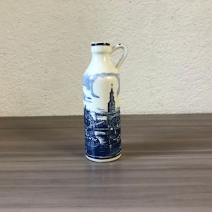 Vintage Holland America Cruises Blue and White Bols Miniature Ceramic Vintage Collectible Jar