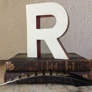 Reclaimed Metal Sign Capital Letter 