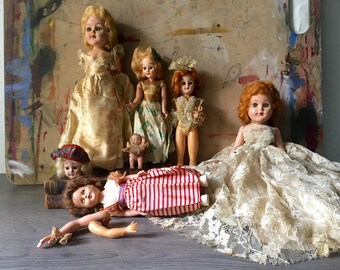 Antique Creepy Doll Collection