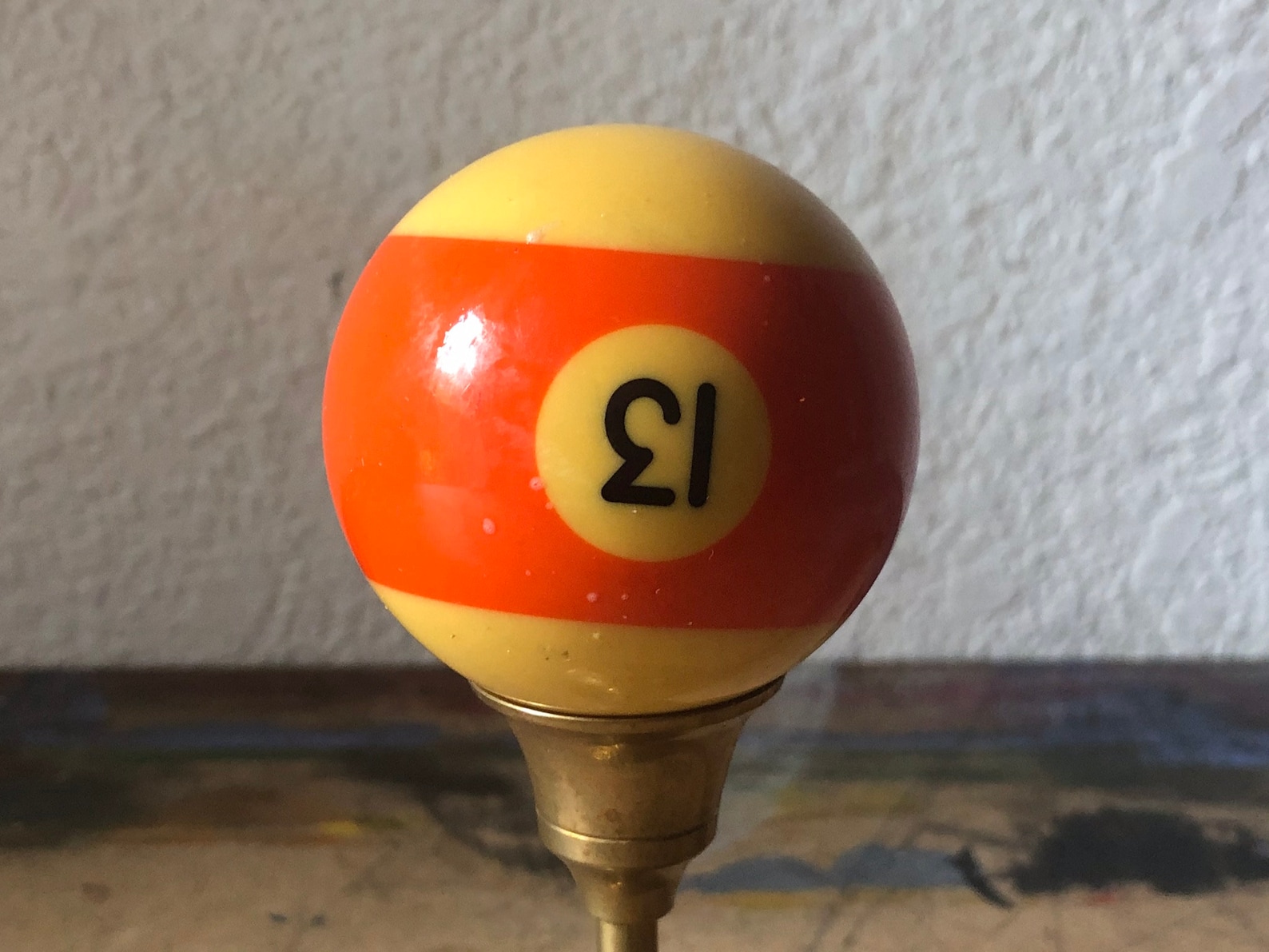 orange billiard ball