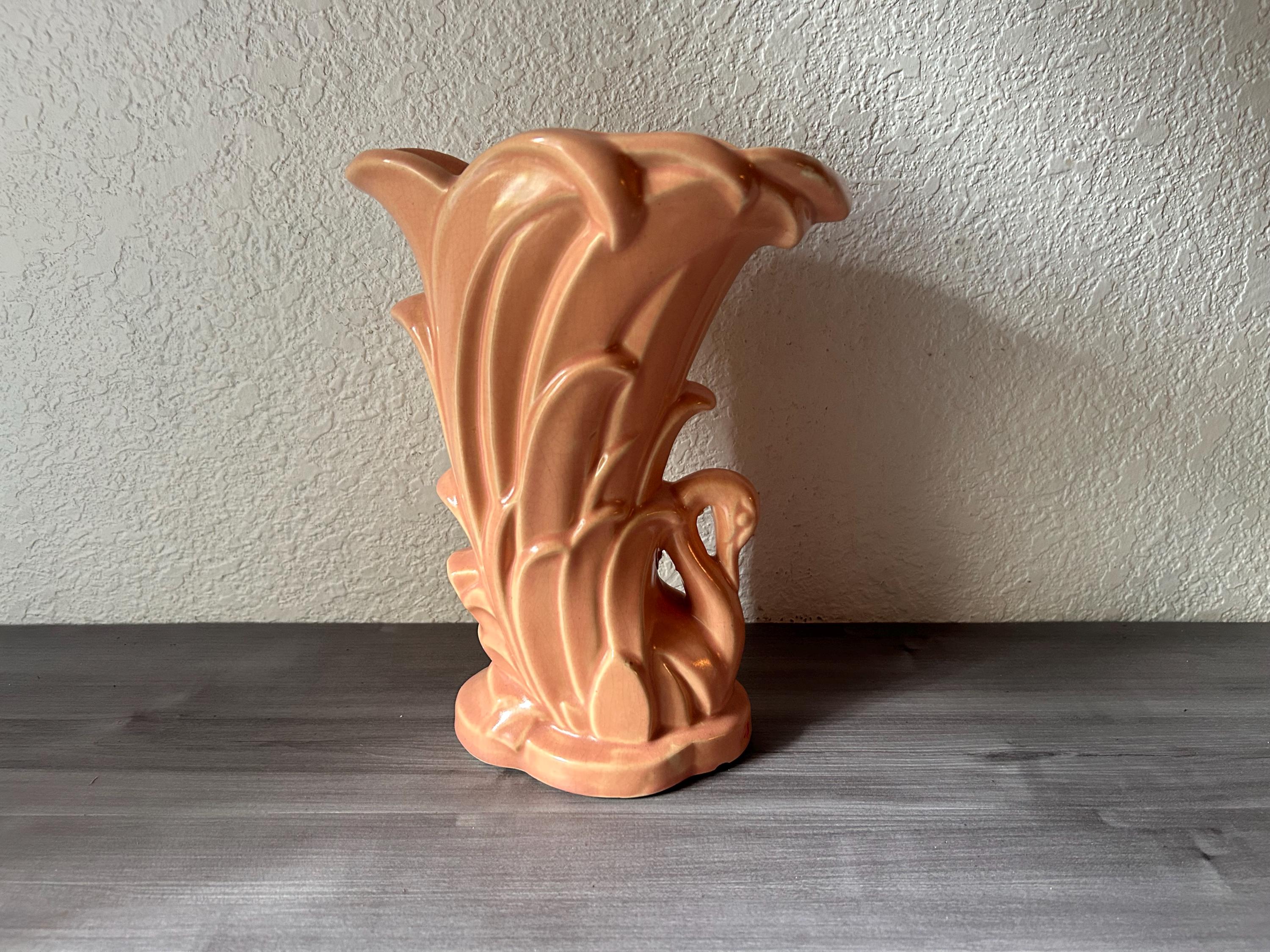 【希少品】McCoy　マッコイ　白鳥　花瓶　USA 希少品】McCoy マッコイ 白鳥 花瓶 USA コレクション