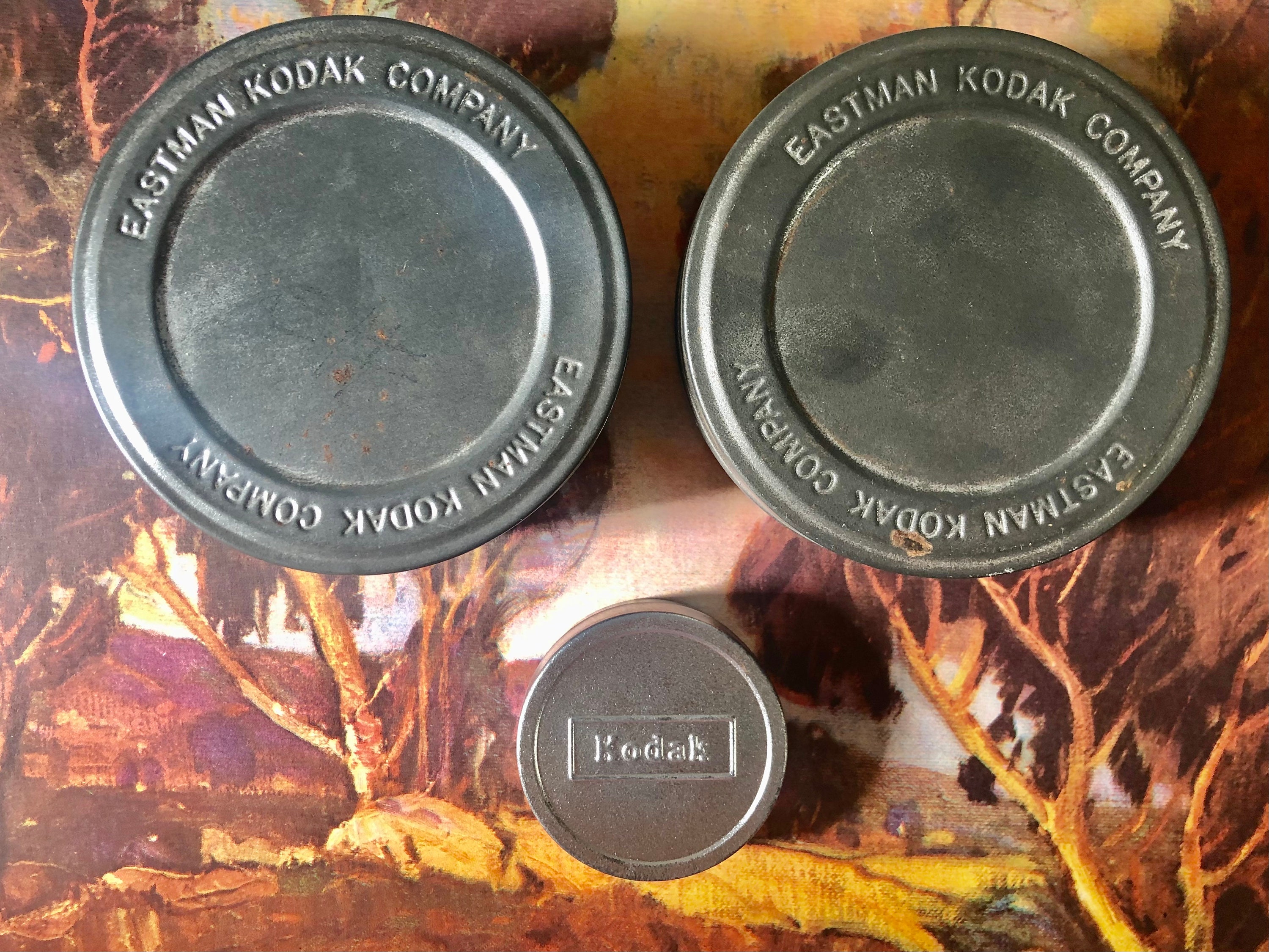 Vintage Kodak Film Cans Set of 3, Canisters for 5224 Film , Containers,  Vintage Kodak Tins -  Hong Kong
