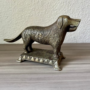 Antique Figural Dog Metal Nut Cracker, Cast Iron