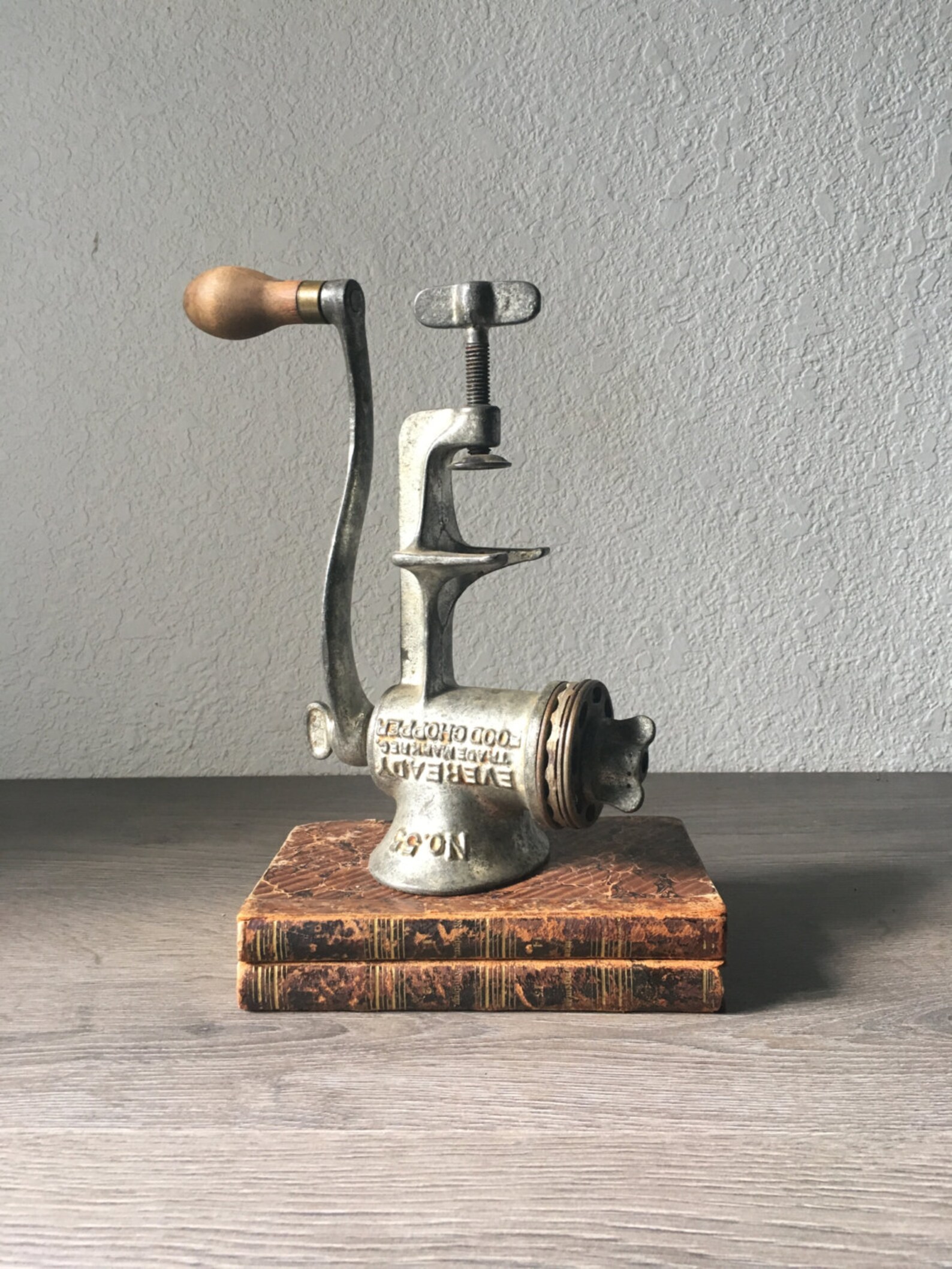 Vintage Food Chopper Eveready No. 55 Cast Iron Meat Grinder Etsy