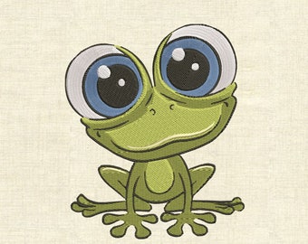 Froggy frog Machine embroidery designs