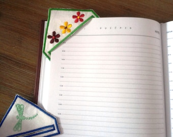 Bookmark set of 12 ITH designs! Machine embroidery designs