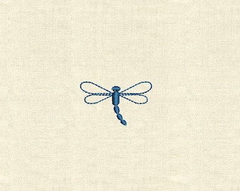 Machine embroidery designs mini dragonfly