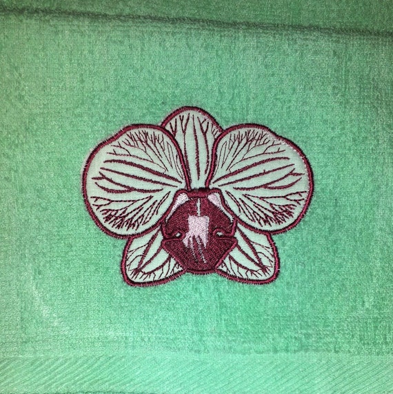 Diseño de bordado a máquina apliques flores Orquídea - Etsy México Diseño de bordado a máquina apliques flores Orquídea - Etsy México