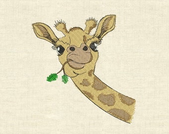 Giraffe Machine embroidery designs