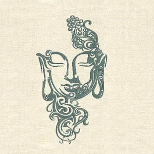 Buddha machine embroidery designs
