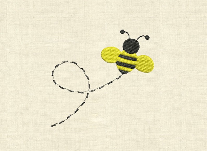 Machine embroidery designs bee Etsy