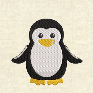 Penguin Machine embroidery design