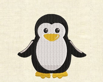 Penguin Machine embroidery design