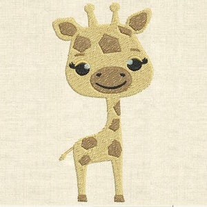 Baby Giraffe Embroidery Design: Cute Animal (Digital Download)