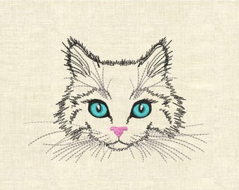 Cat Machine embroidery designs