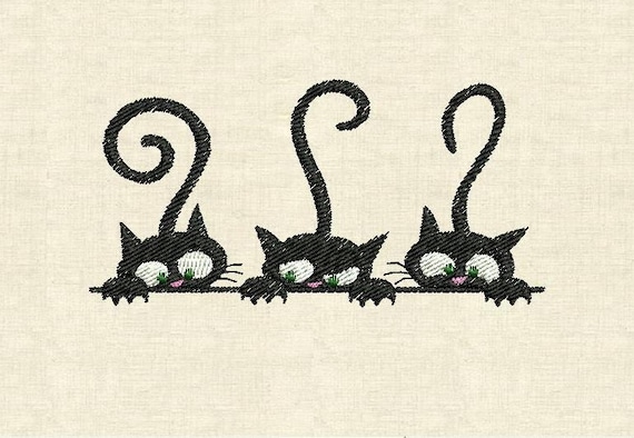 Cats PES, HUS files over 100 embroidery designs Cats PES, HUS files over 100 embroidery designs