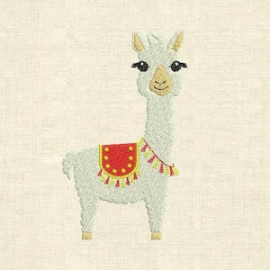 Llama Machine embroidery designs alpaca